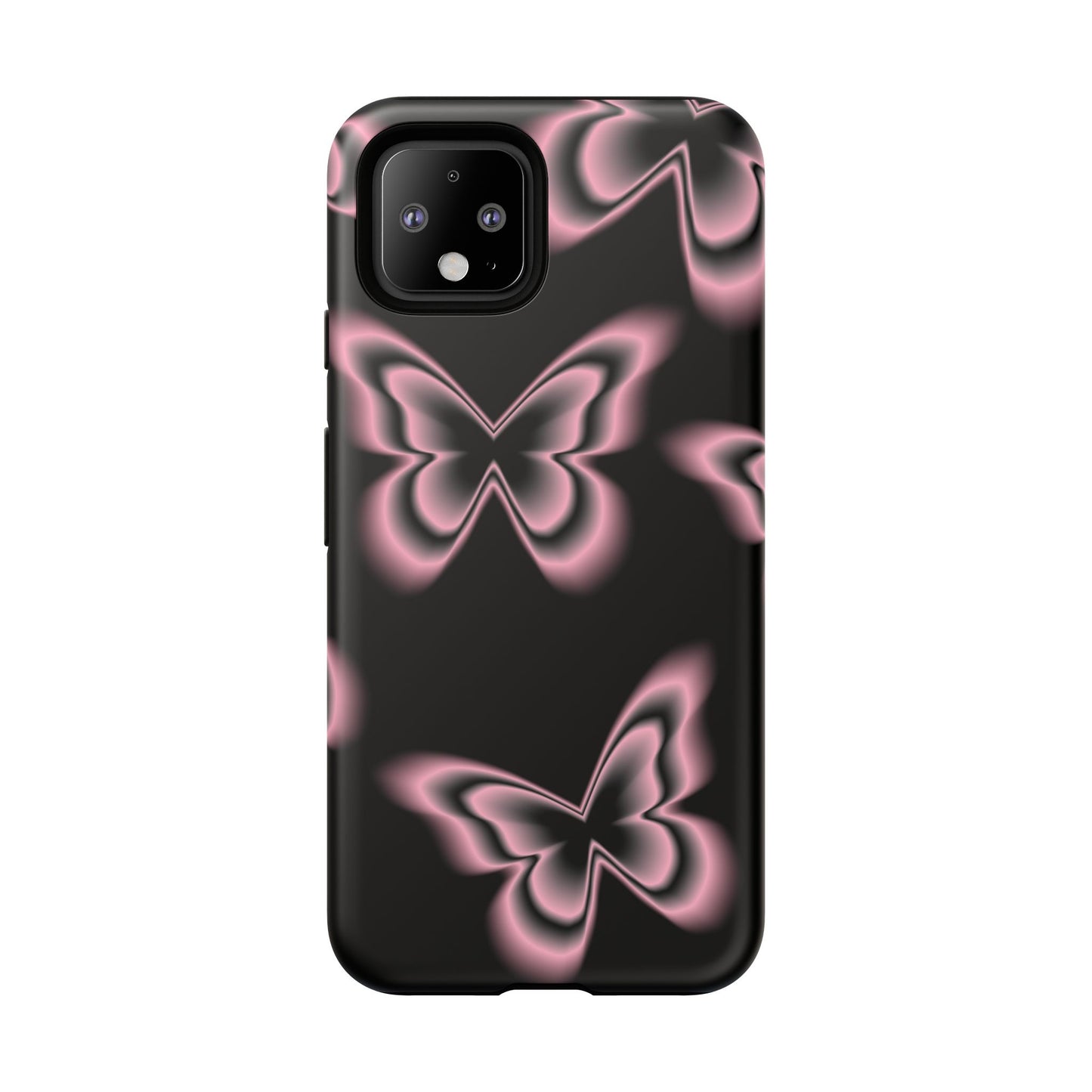 Pink Butterfly Tough Phone Case