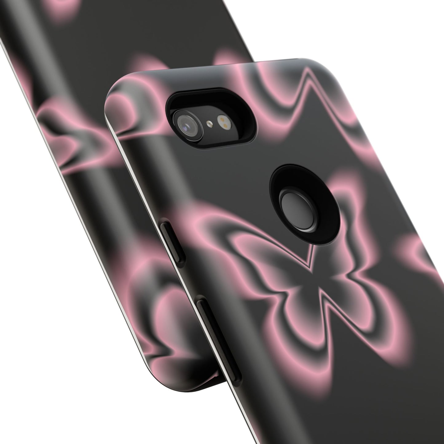 Pink Butterfly Tough Phone Case