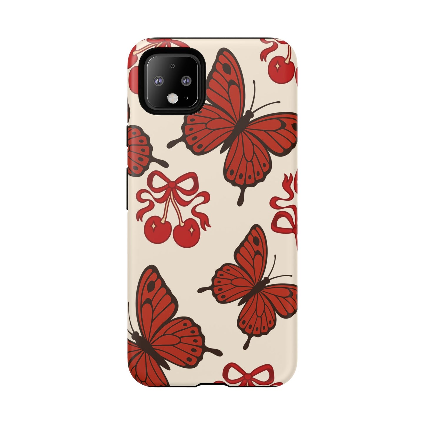 Butterfly Cherry Tough Phone Case