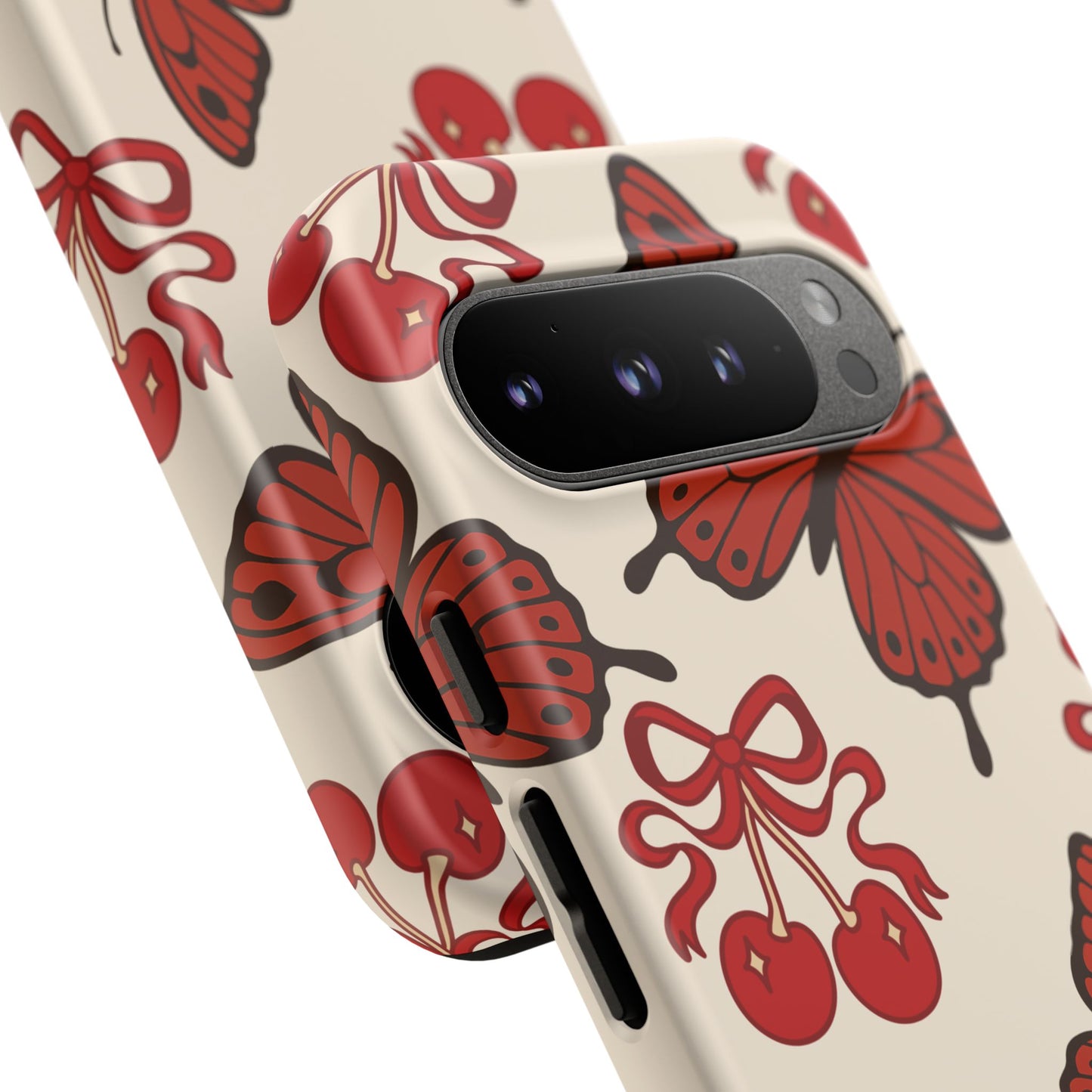 Butterfly Cherry Tough Phone Case