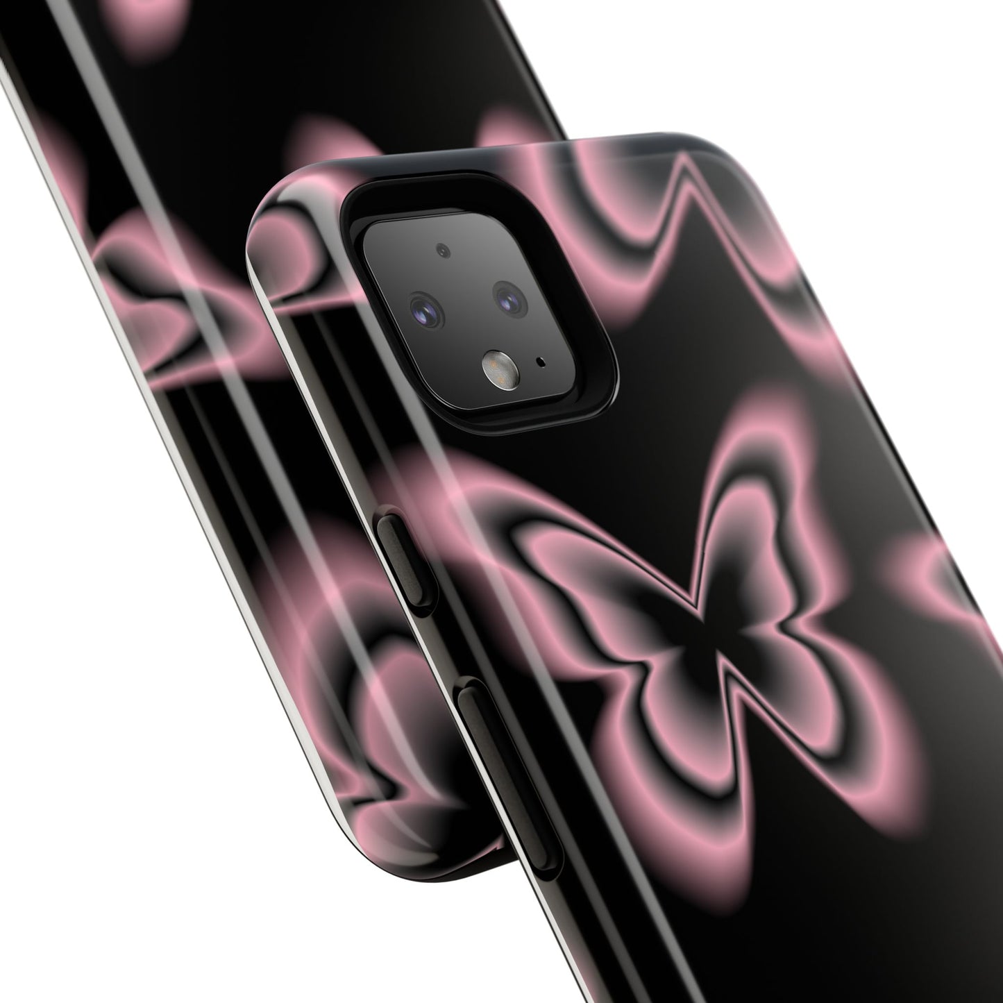 Pink Butterfly Tough Phone Case
