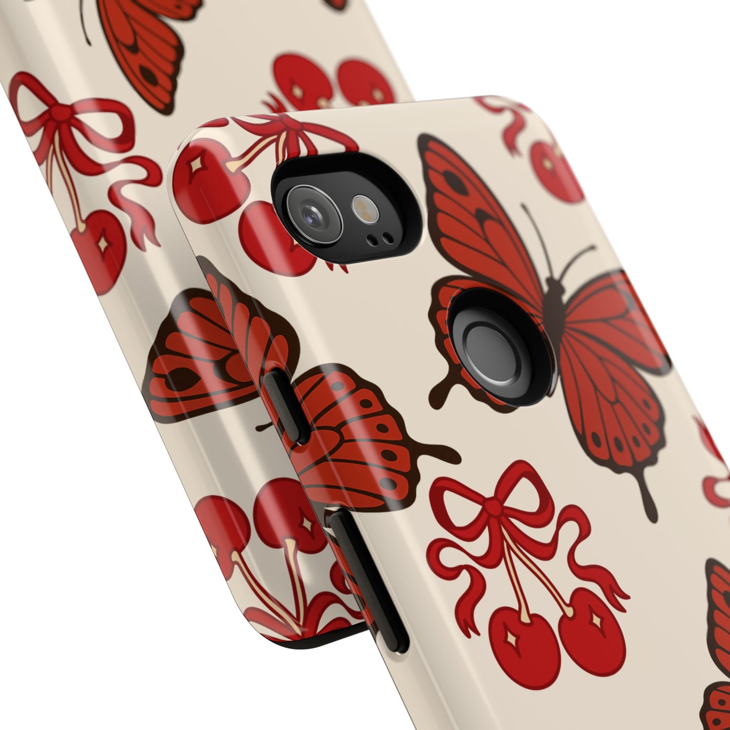 Butterfly Cherry Tough Phone Case