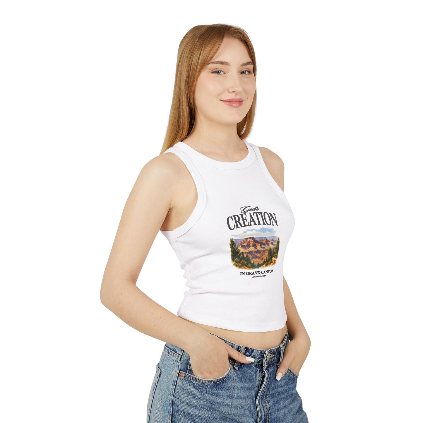 Grand Canyon Micro Rib Racer Tank Top