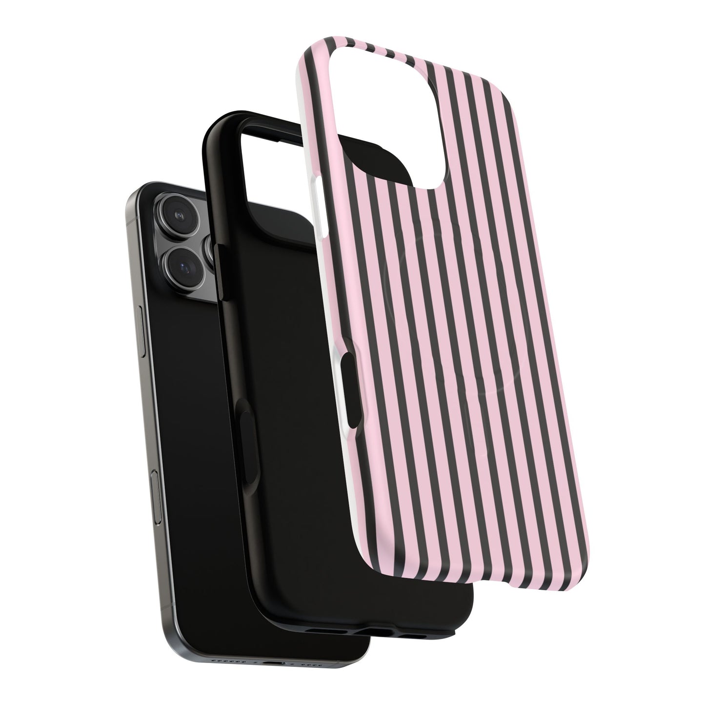 Pink and Black Tough Magnetic Case