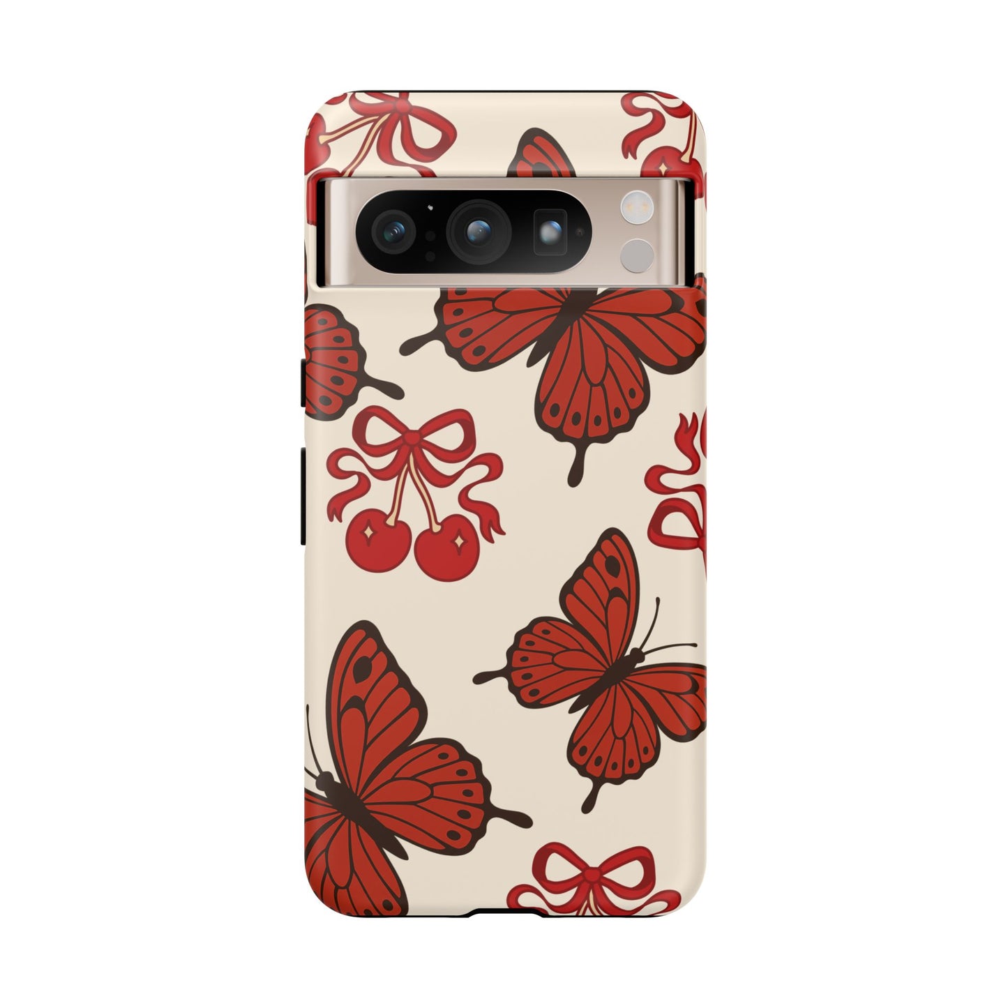Butterfly Cherry Tough Phone Case