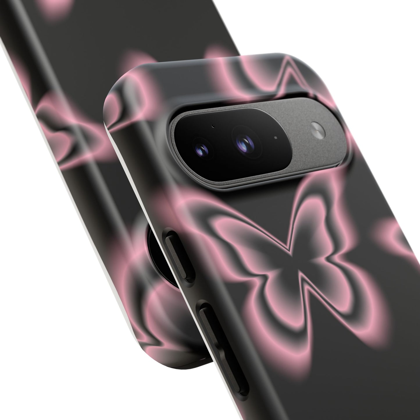 Pink Butterfly Tough Phone Case