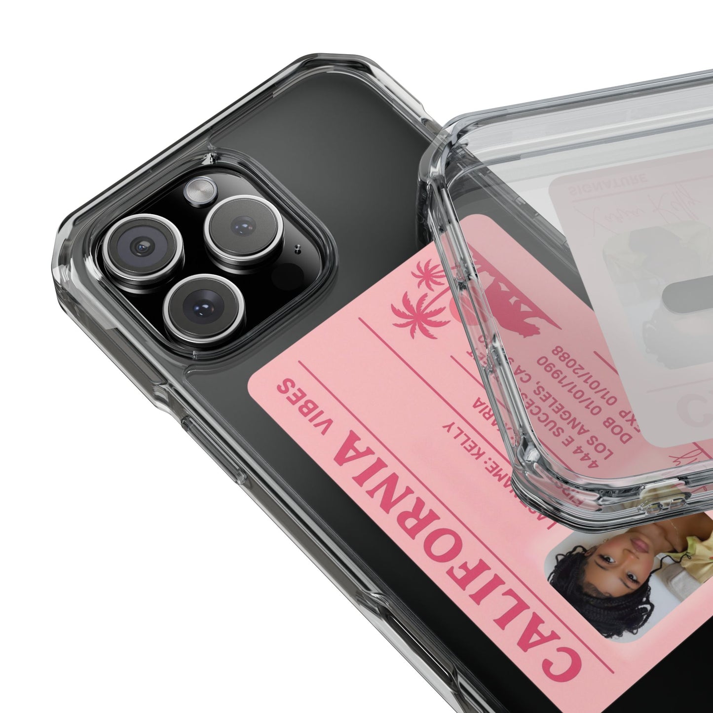 California Vibes Clear Magnetic Impact Case