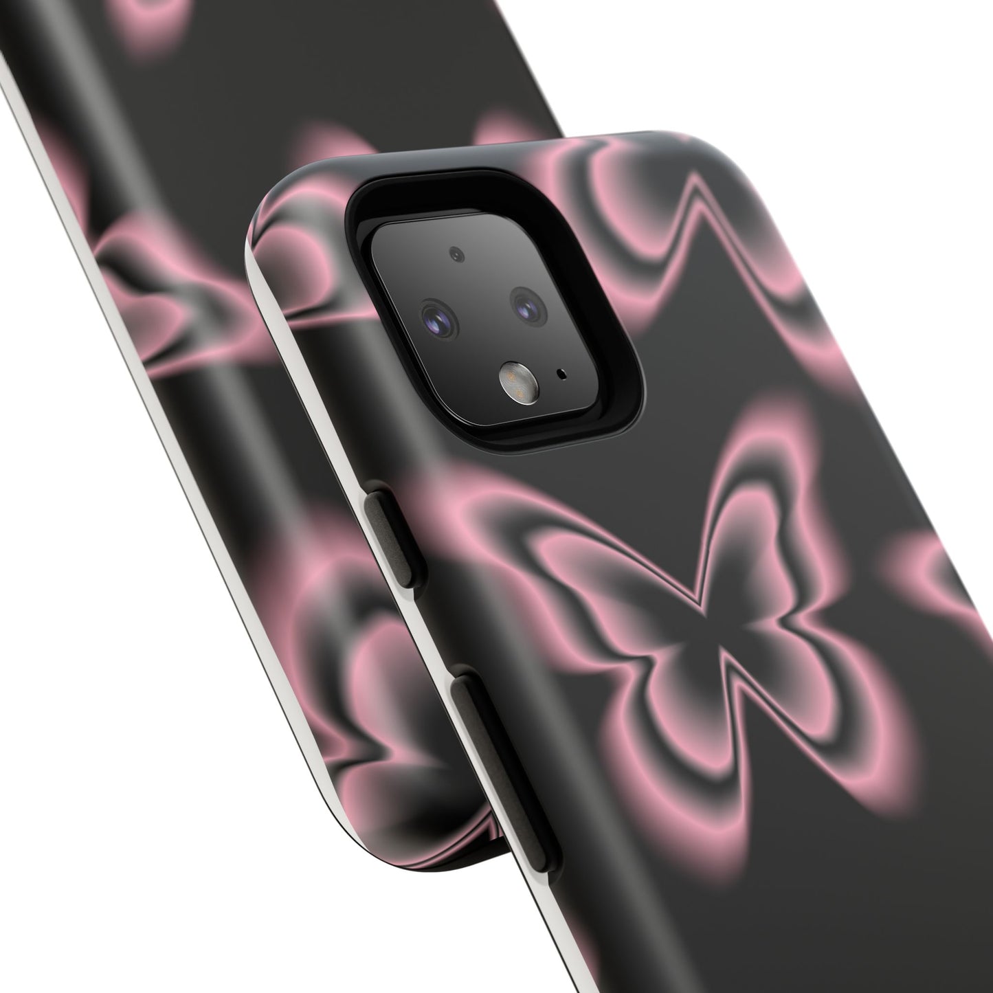 Pink Butterfly Tough Phone Case