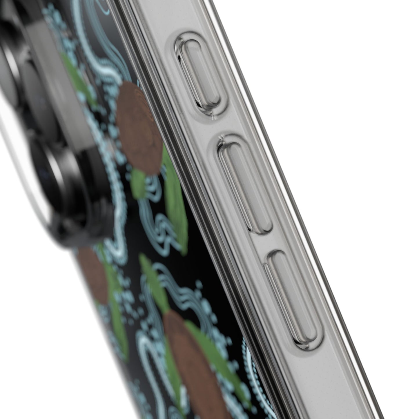 Turtle Design Clear Phone Case