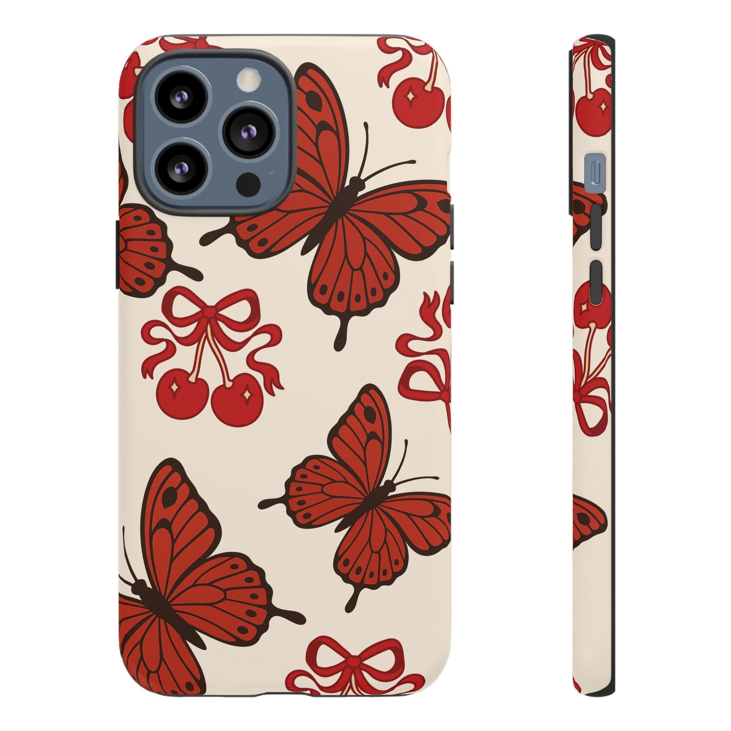 Butterfly Cherry Tough Phone Case