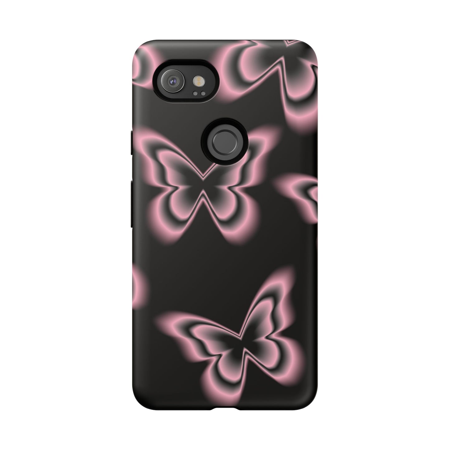 Pink Butterfly Tough Phone Case
