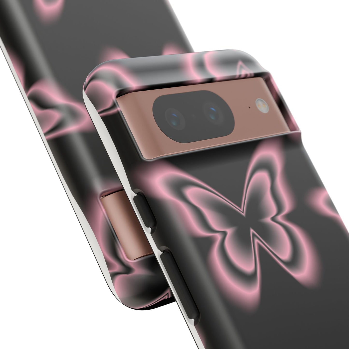 Pink Butterfly Tough Phone Case