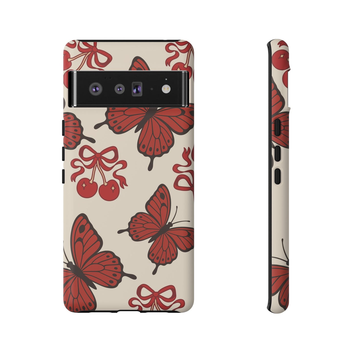 Butterfly Cherry Tough Phone Case