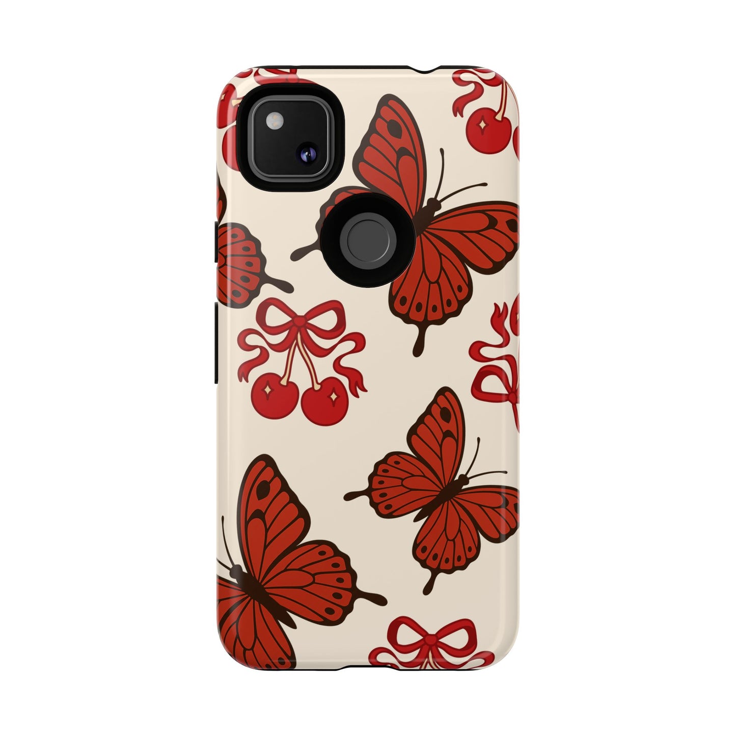 Butterfly Cherry Tough Phone Case