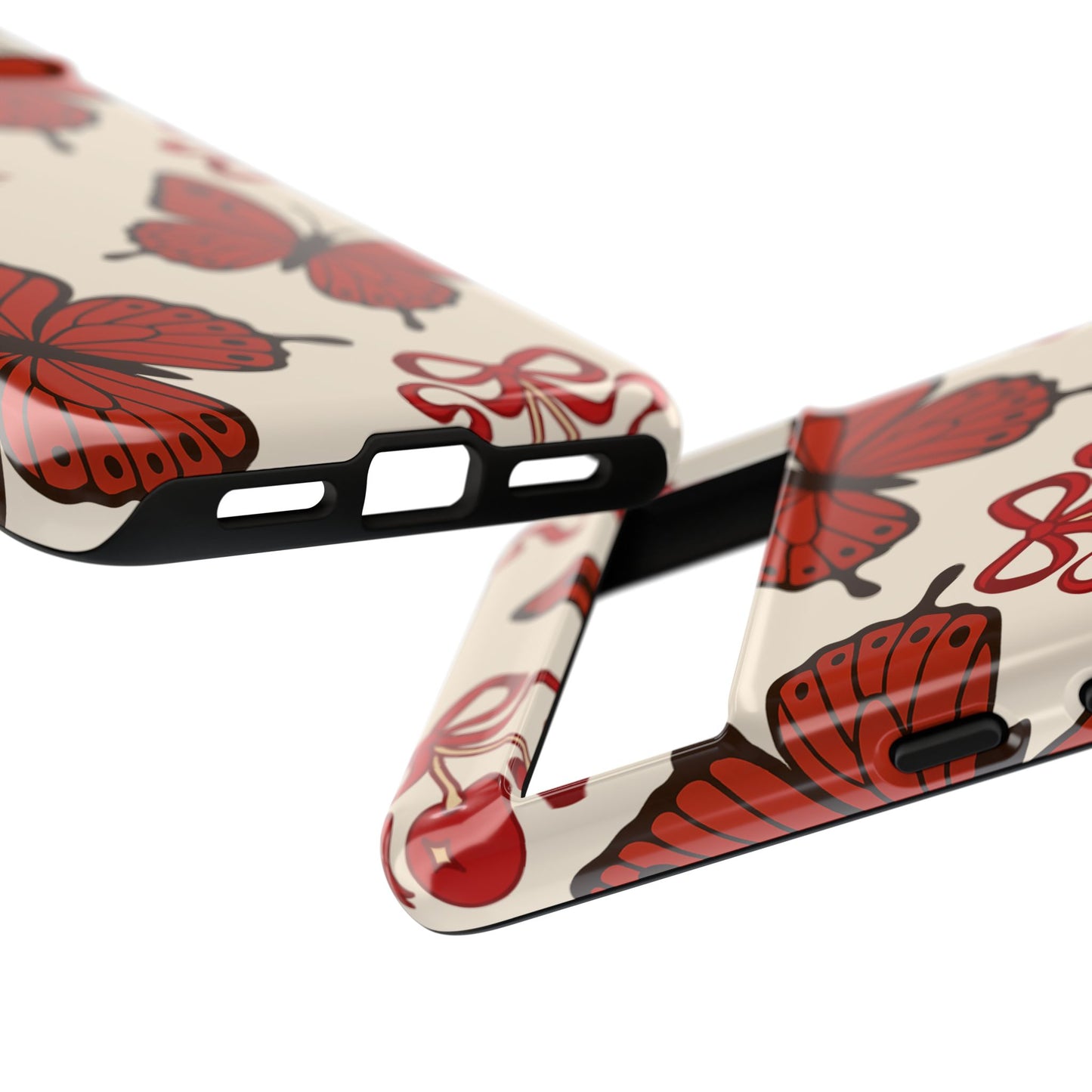 Butterfly Cherry Tough Phone Case