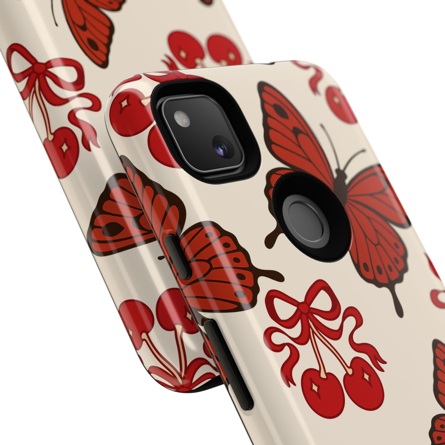 Butterfly Cherry Tough Phone Case