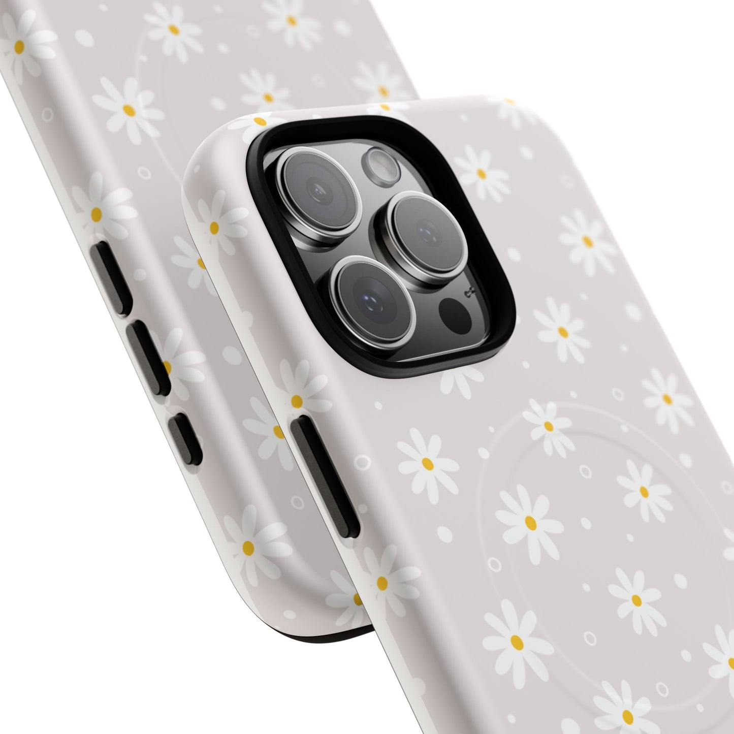 Purple Floral Tough Magnetic Case