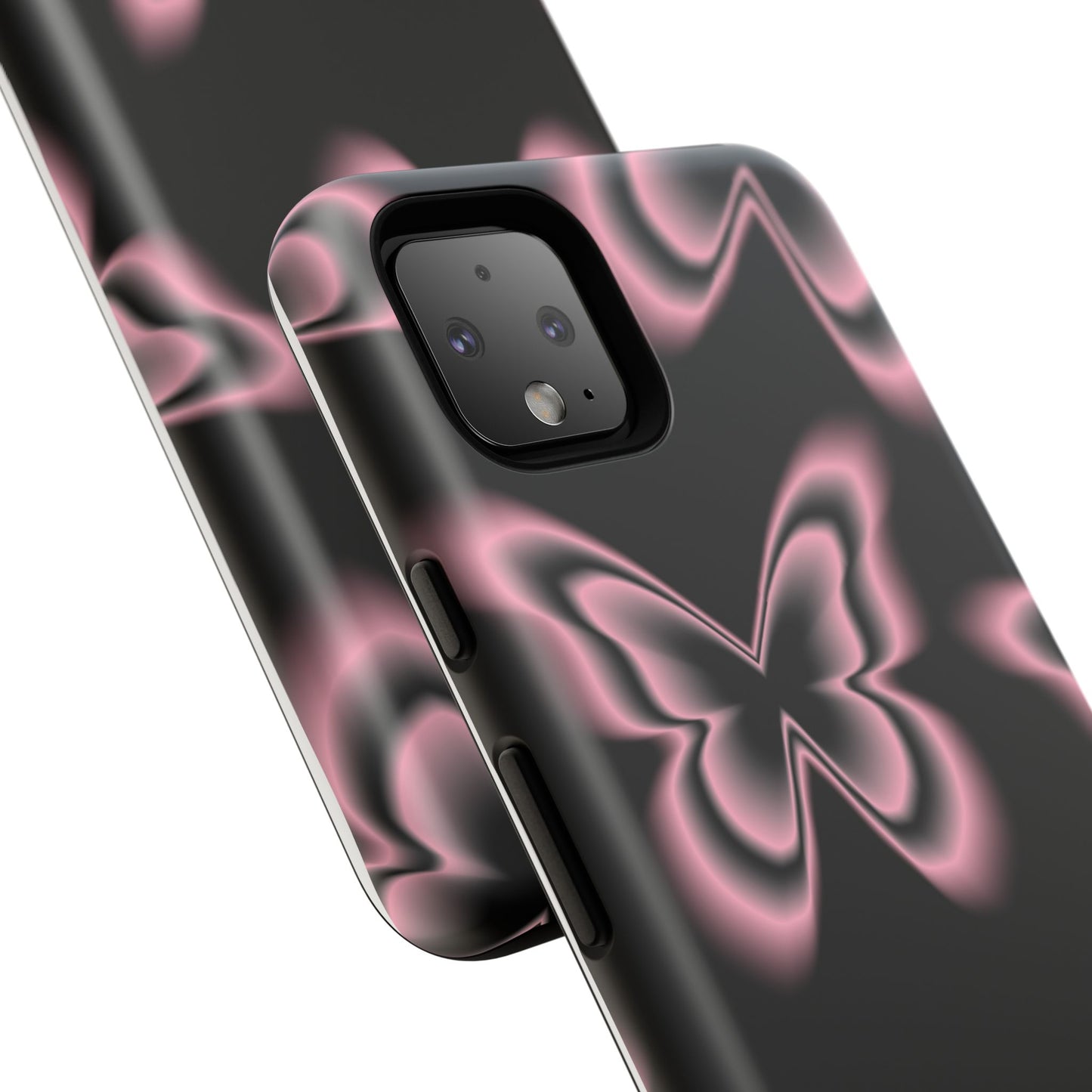Pink Butterfly Tough Phone Case