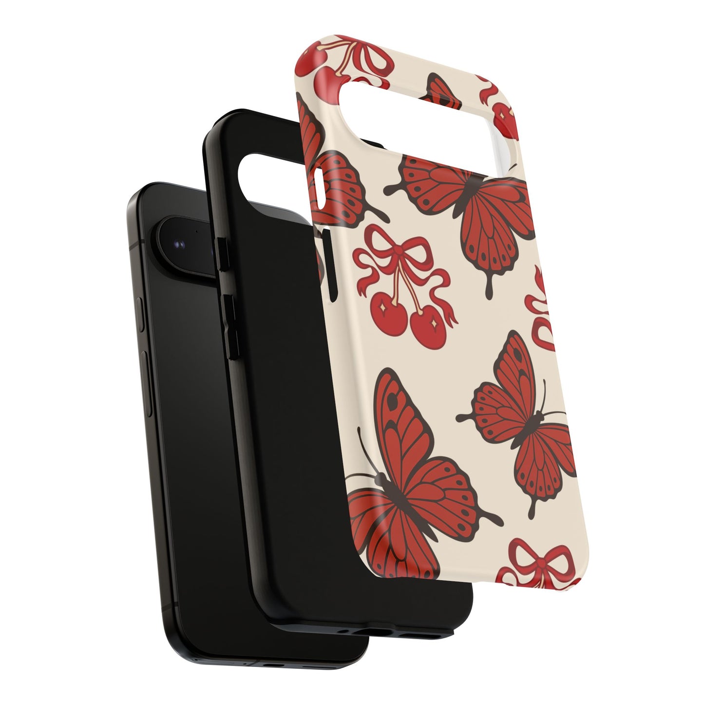 Butterfly Cherry Tough Phone Case