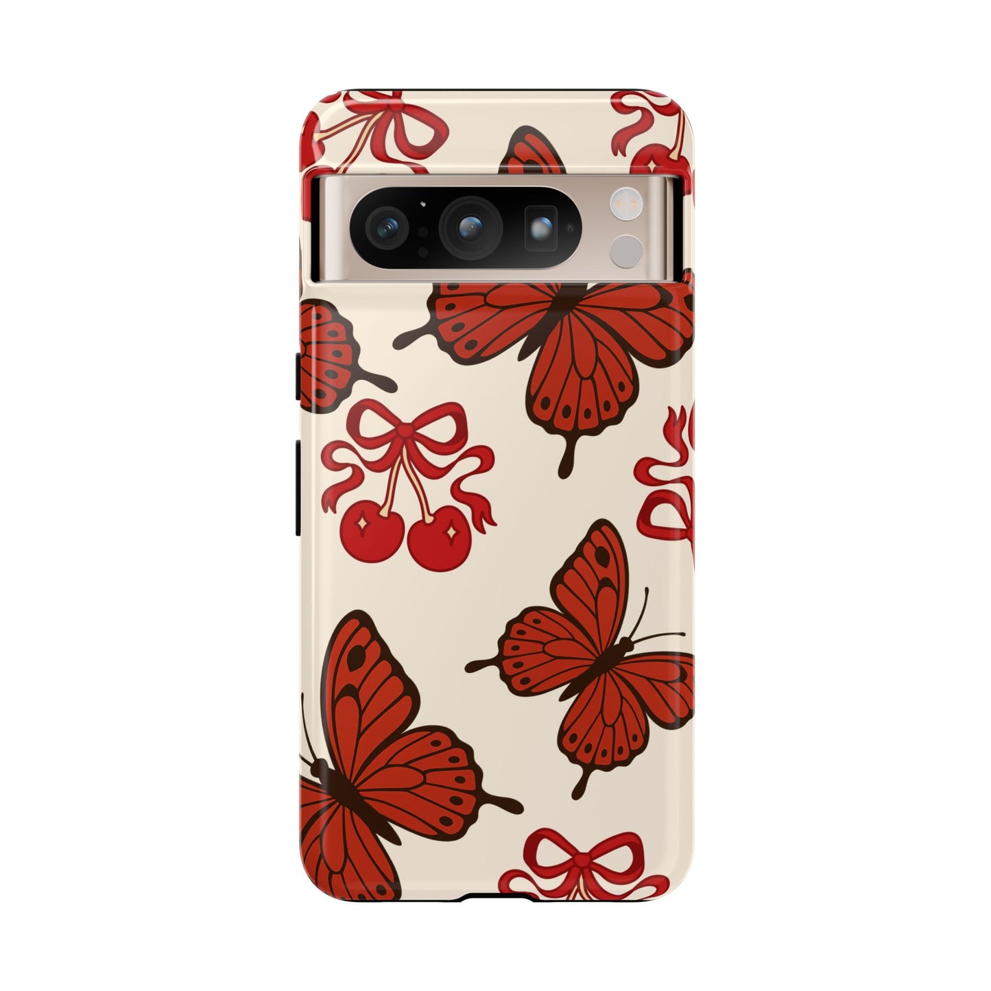 Butterfly Cherry Tough Phone Case
