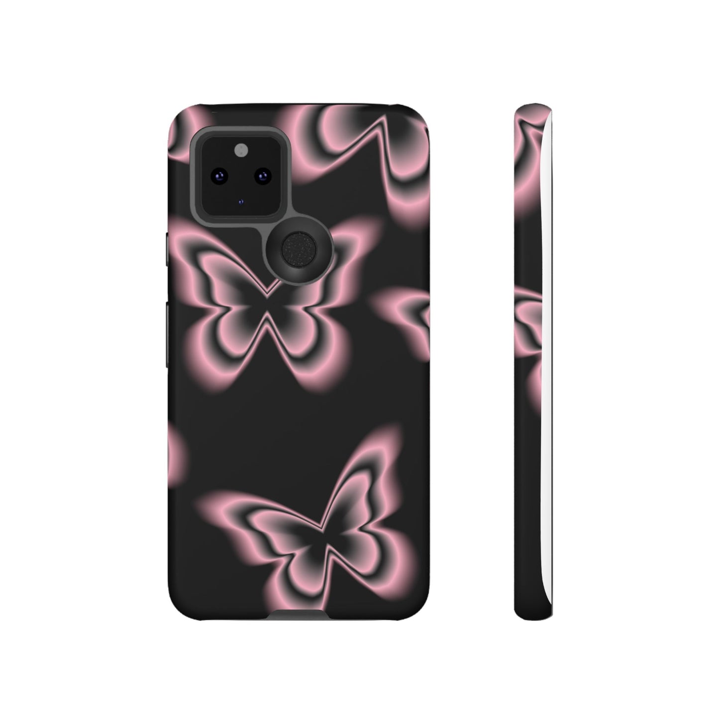 Pink Butterfly Tough Phone Case