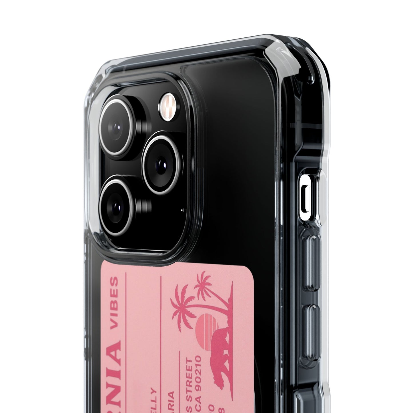 California Vibes Clear Magnetic Impact Case