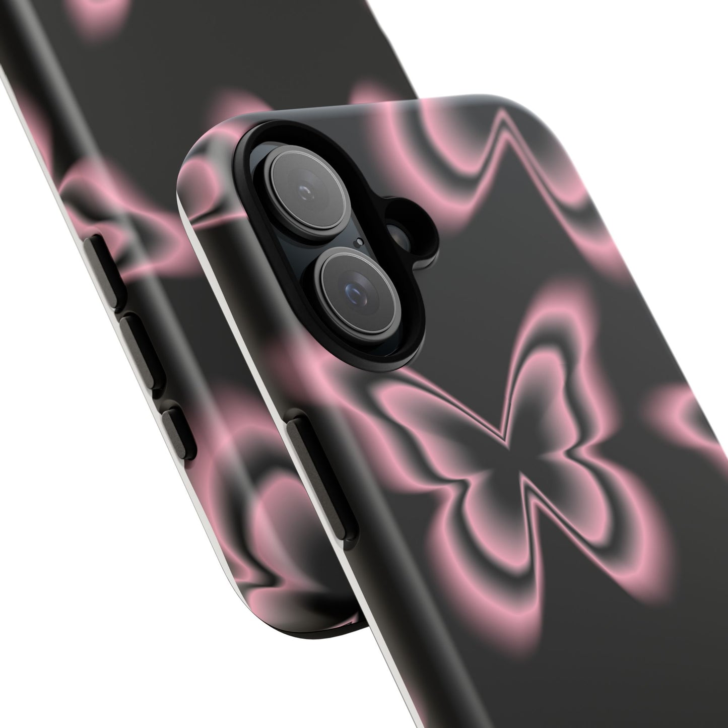 Pink Butterfly Tough Phone Case