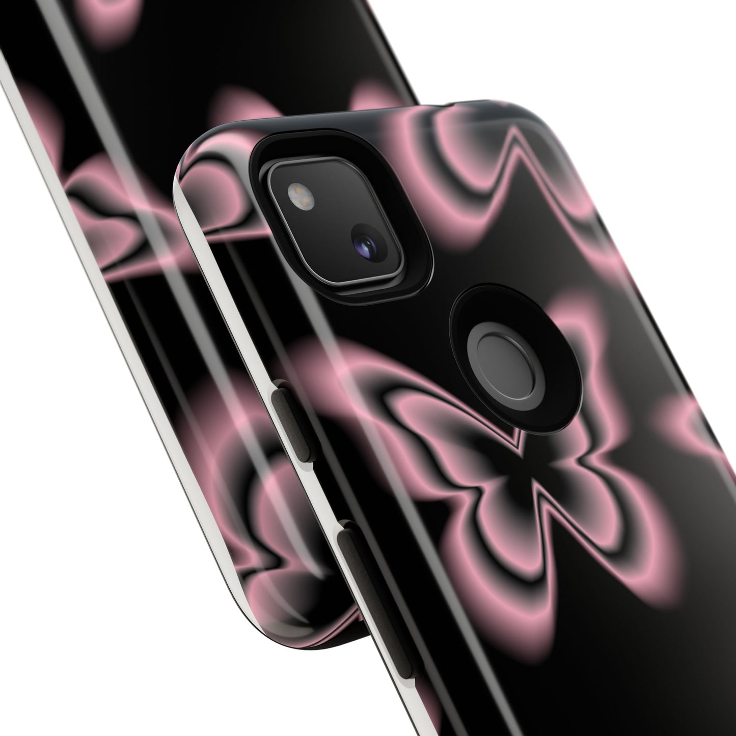 Pink Butterfly Tough Phone Case