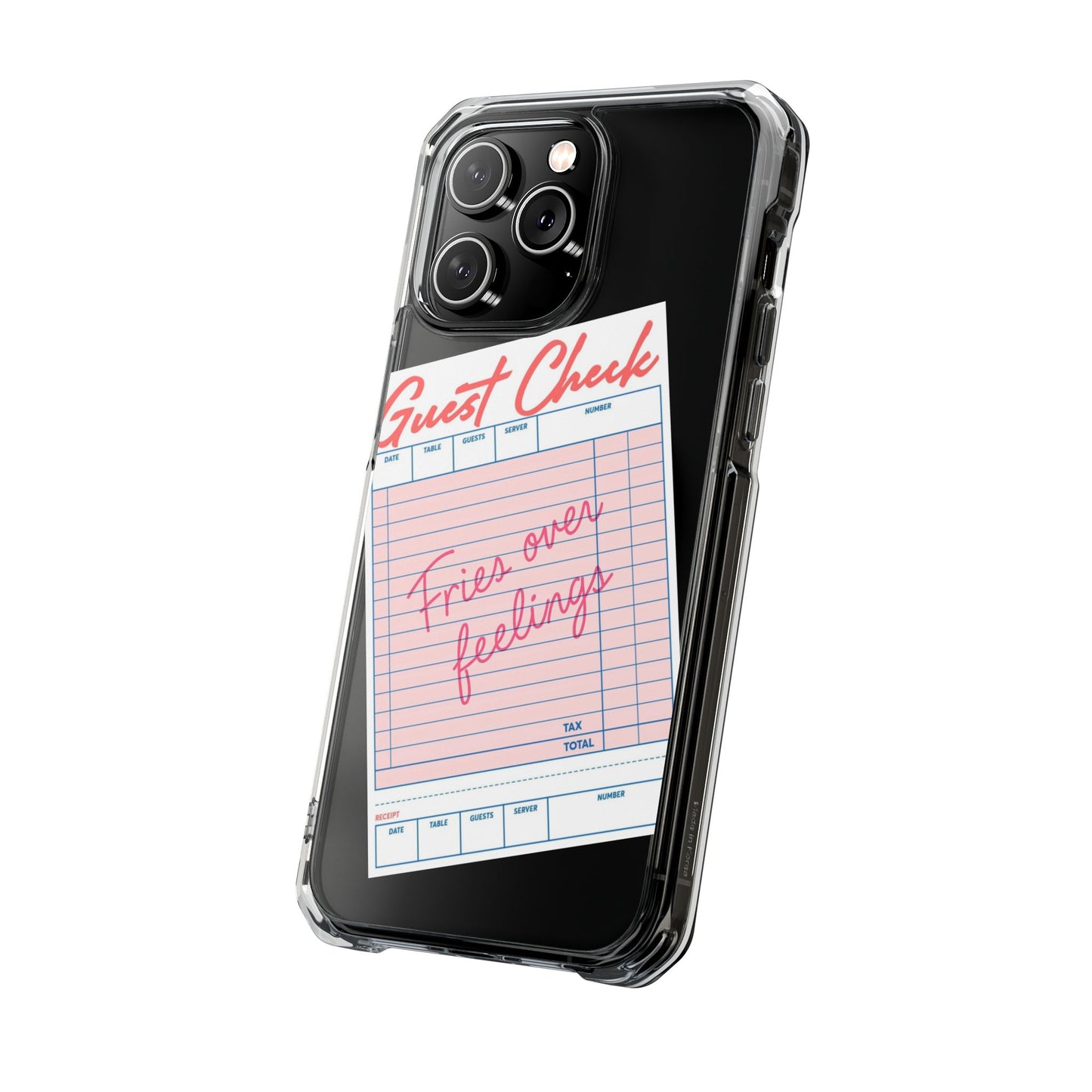 Guest Check Clear Magnetic Impact Case