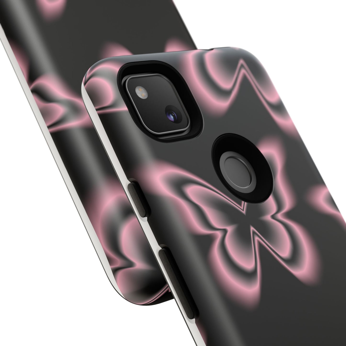Pink Butterfly Tough Phone Case