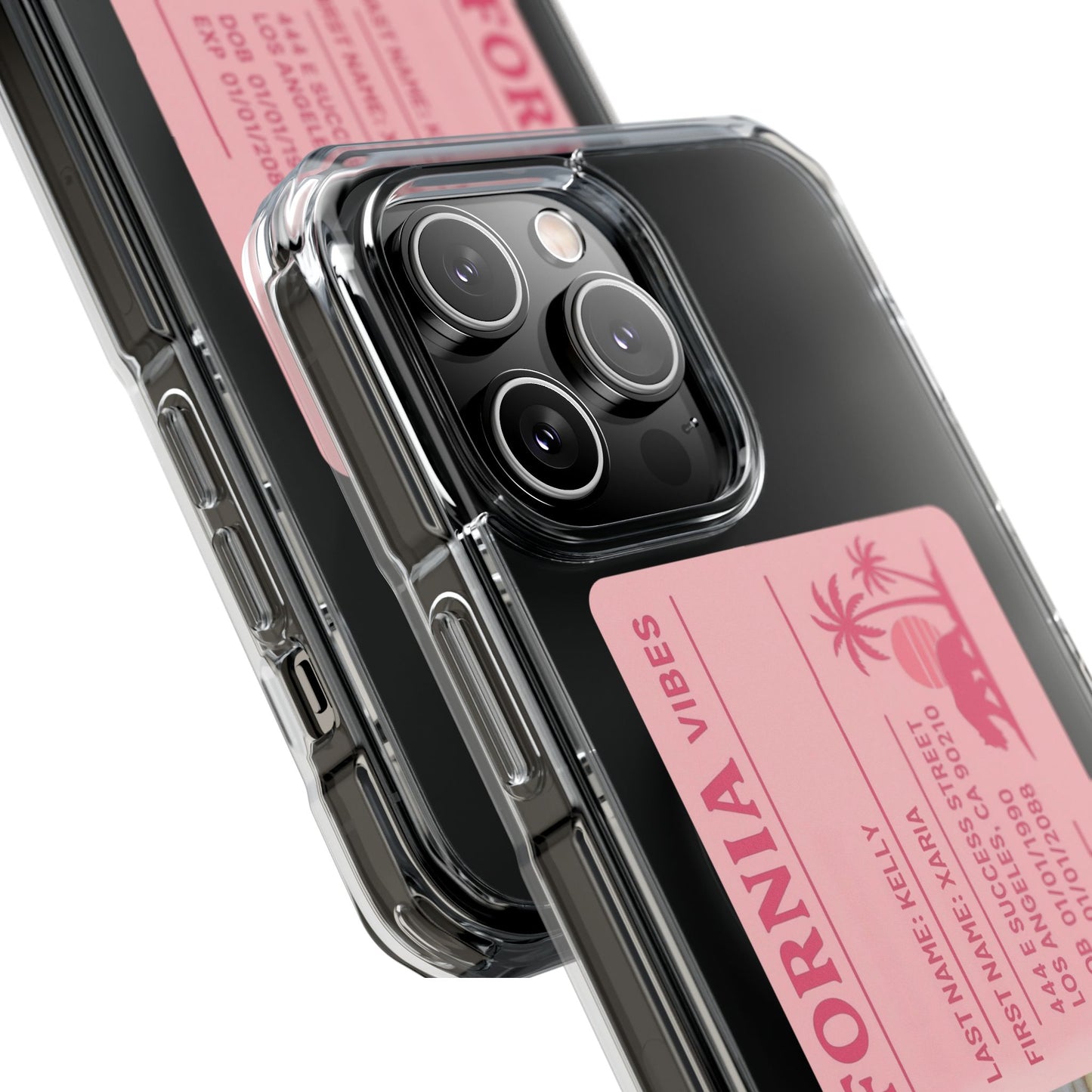 California Vibes Clear Magnetic Impact Case