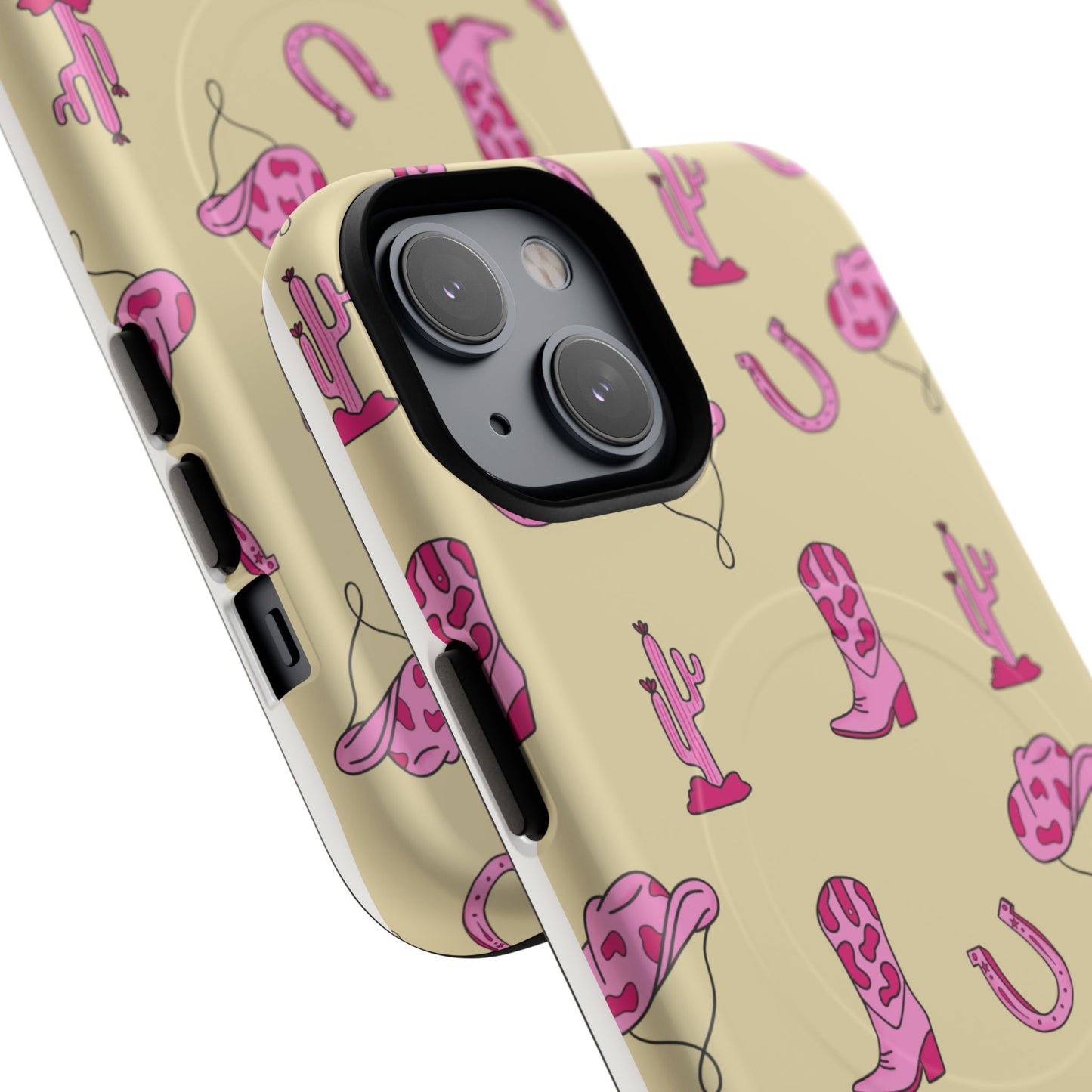 Pink Western-Themed Tough Magnetic Case