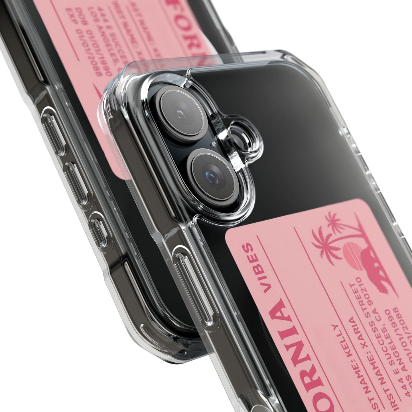 California Vibes Clear Magnetic Impact Case
