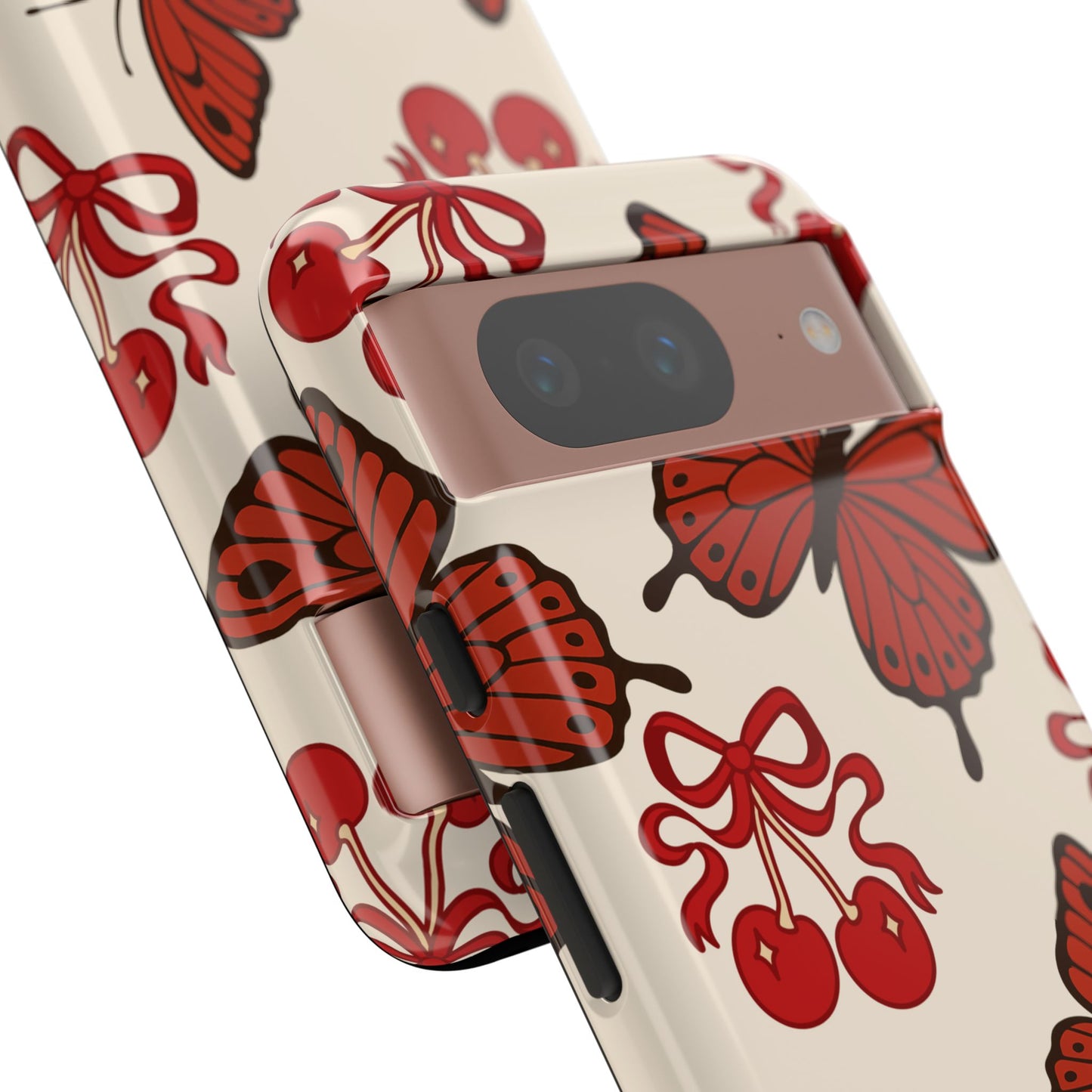 Butterfly Cherry Tough Phone Case