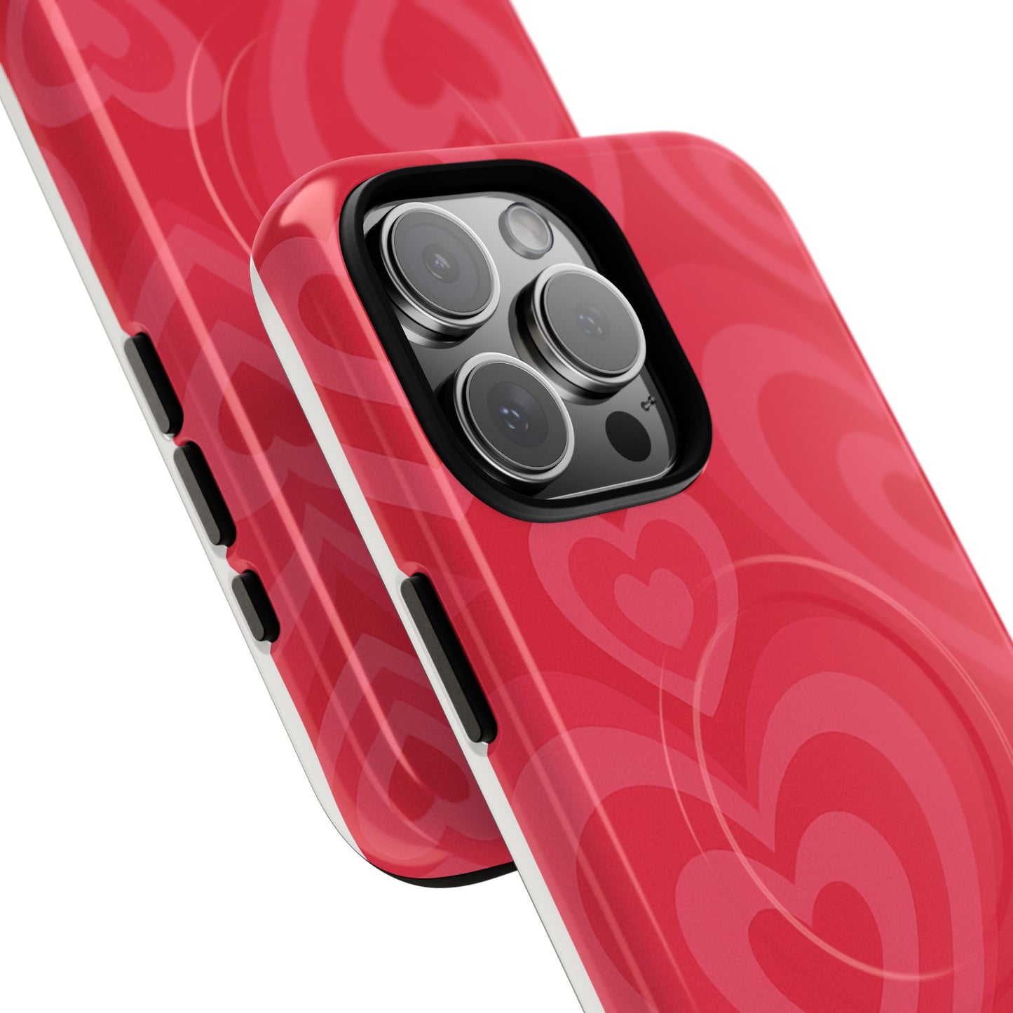 Heart Pattern Tough Magnetic Case