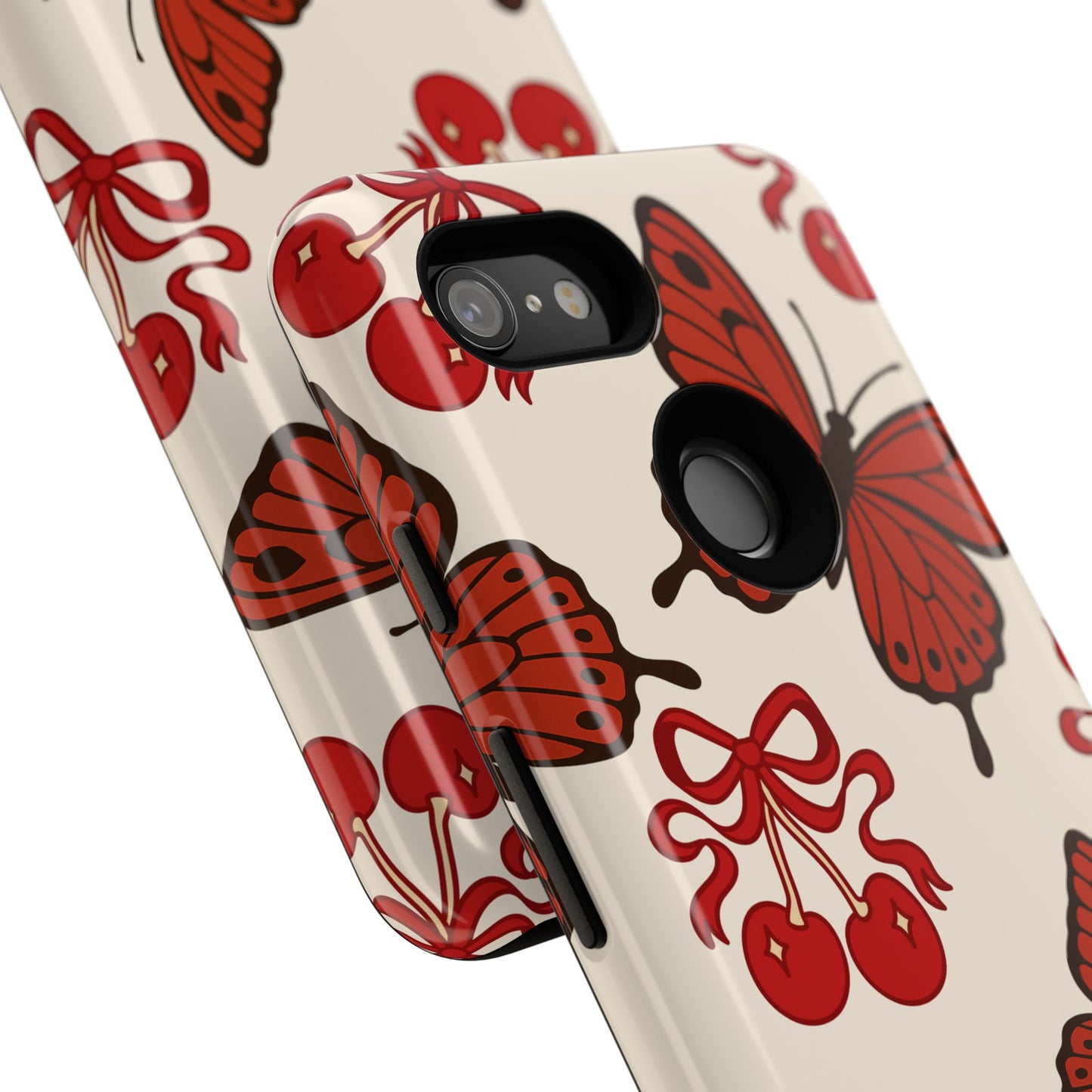 Butterfly Cherry Tough Phone Case