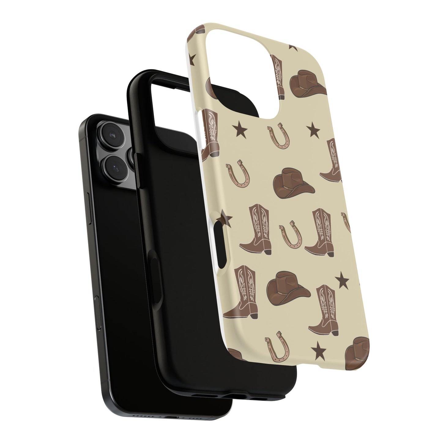 Western-Themed Tough Phone Case