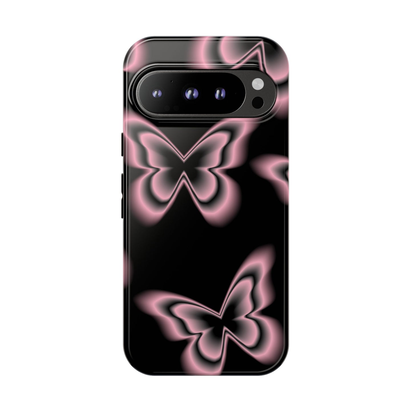Pink Butterfly Tough Phone Case