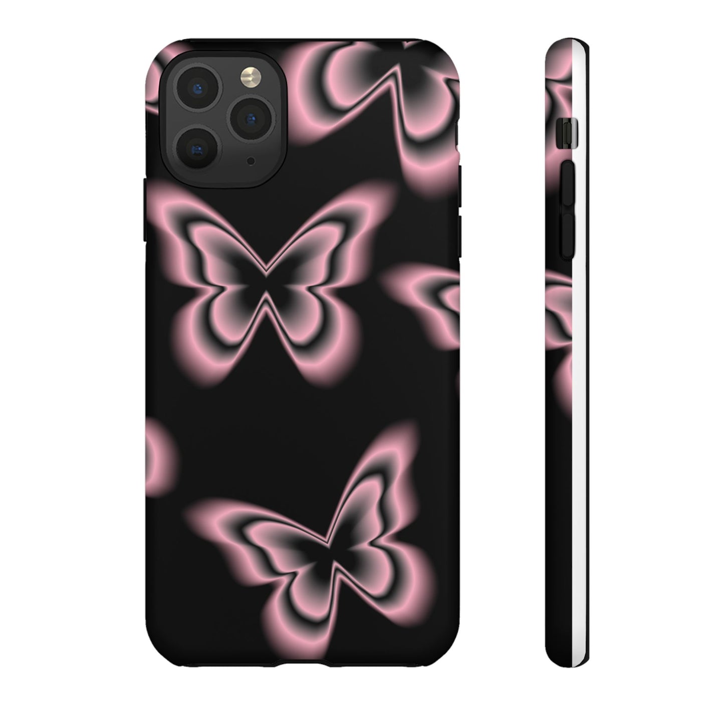 Pink Butterfly Tough Phone Case