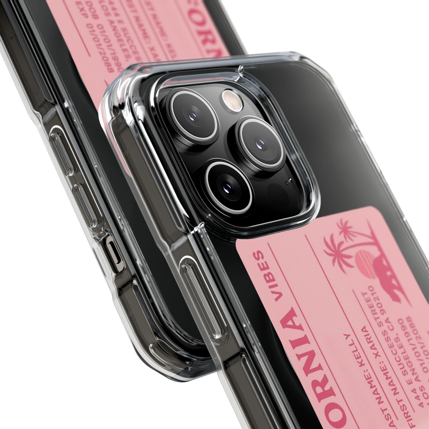 California Vibes Clear Magnetic Impact Case