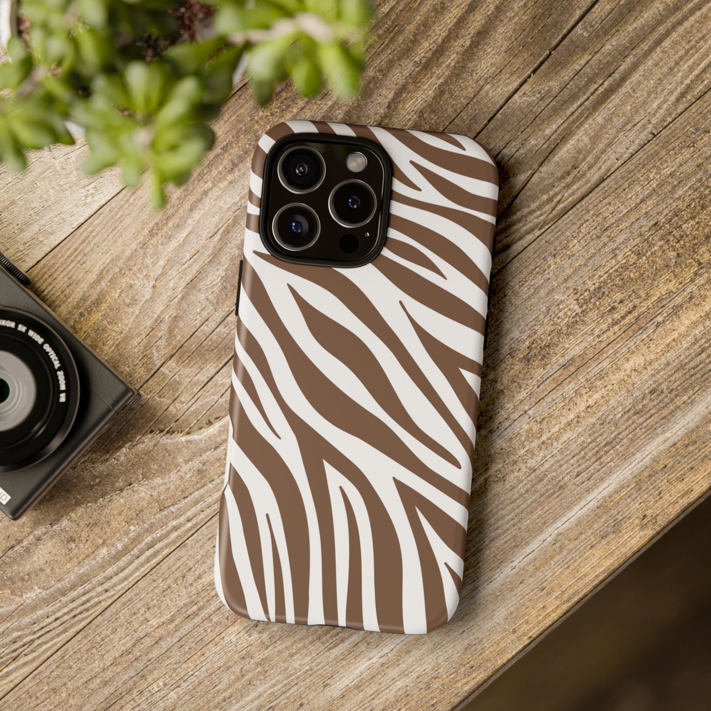 Zebra Pattern Tough Phone Case