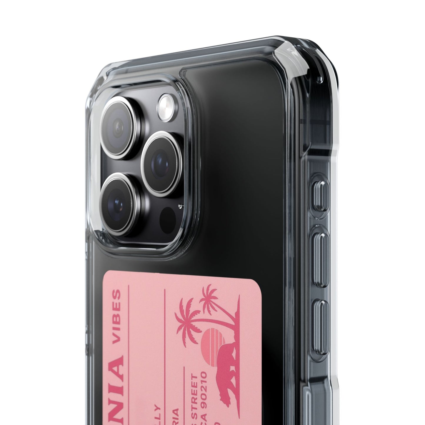 California Vibes Clear Magnetic Impact Case
