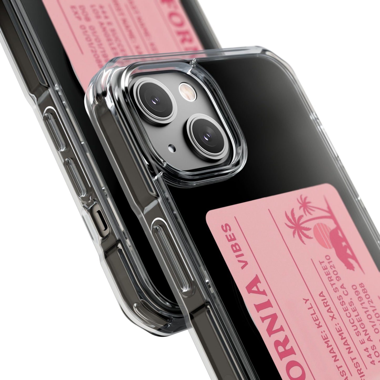 California Vibes Clear Magnetic Impact Case