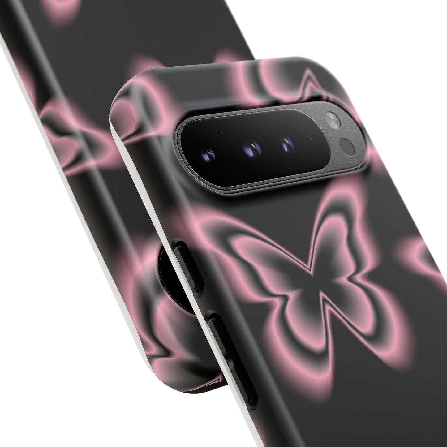 Pink Butterfly Tough Phone Case