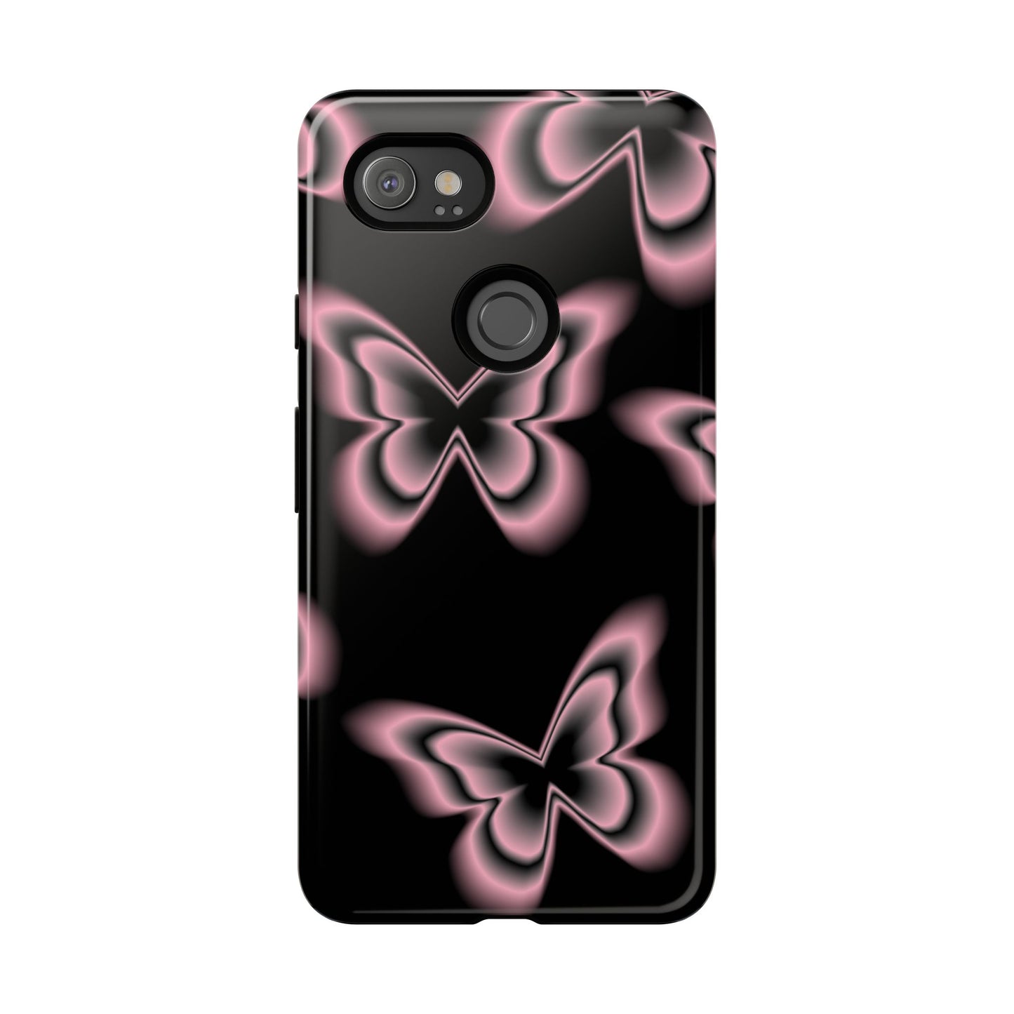 Pink Butterfly Tough Phone Case