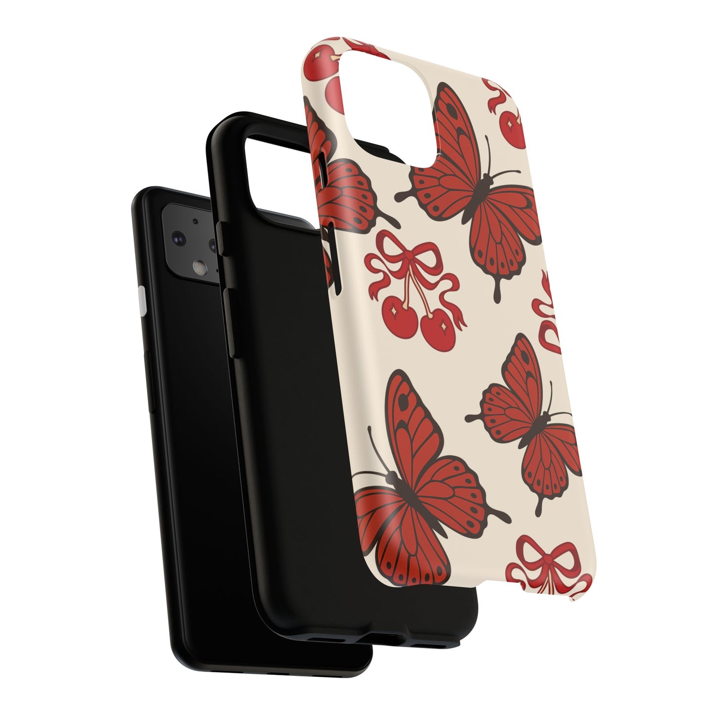 Butterfly Cherry Tough Phone Case