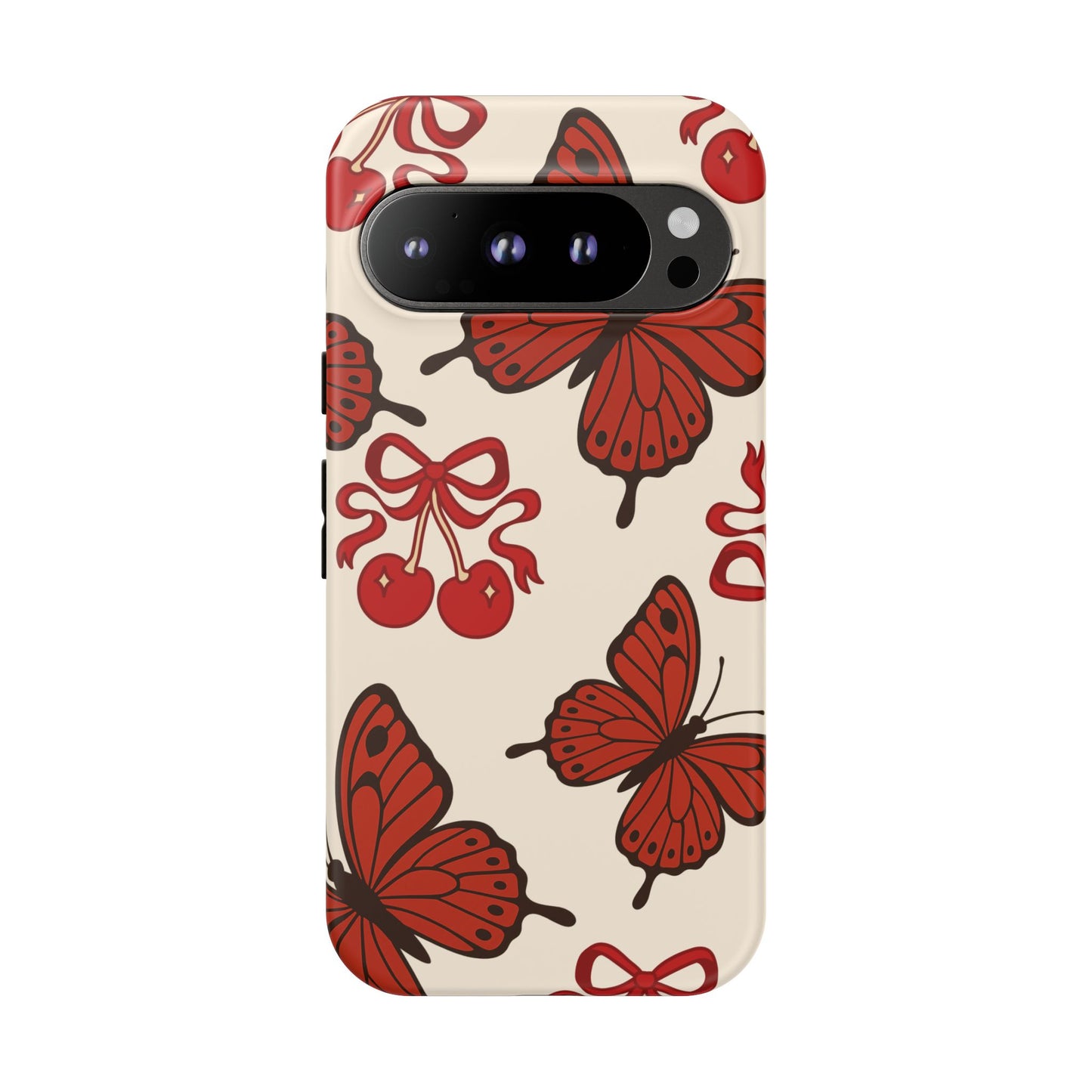 Butterfly Cherry Tough Phone Case