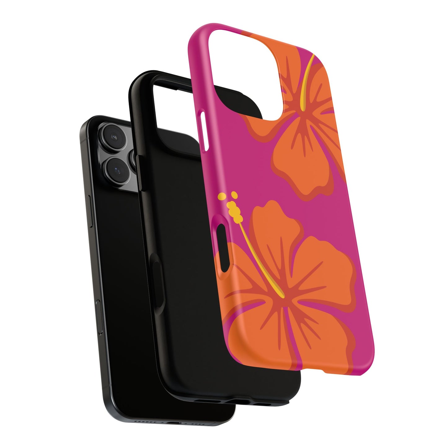 Tropical Hibiscus Tough Phone Case