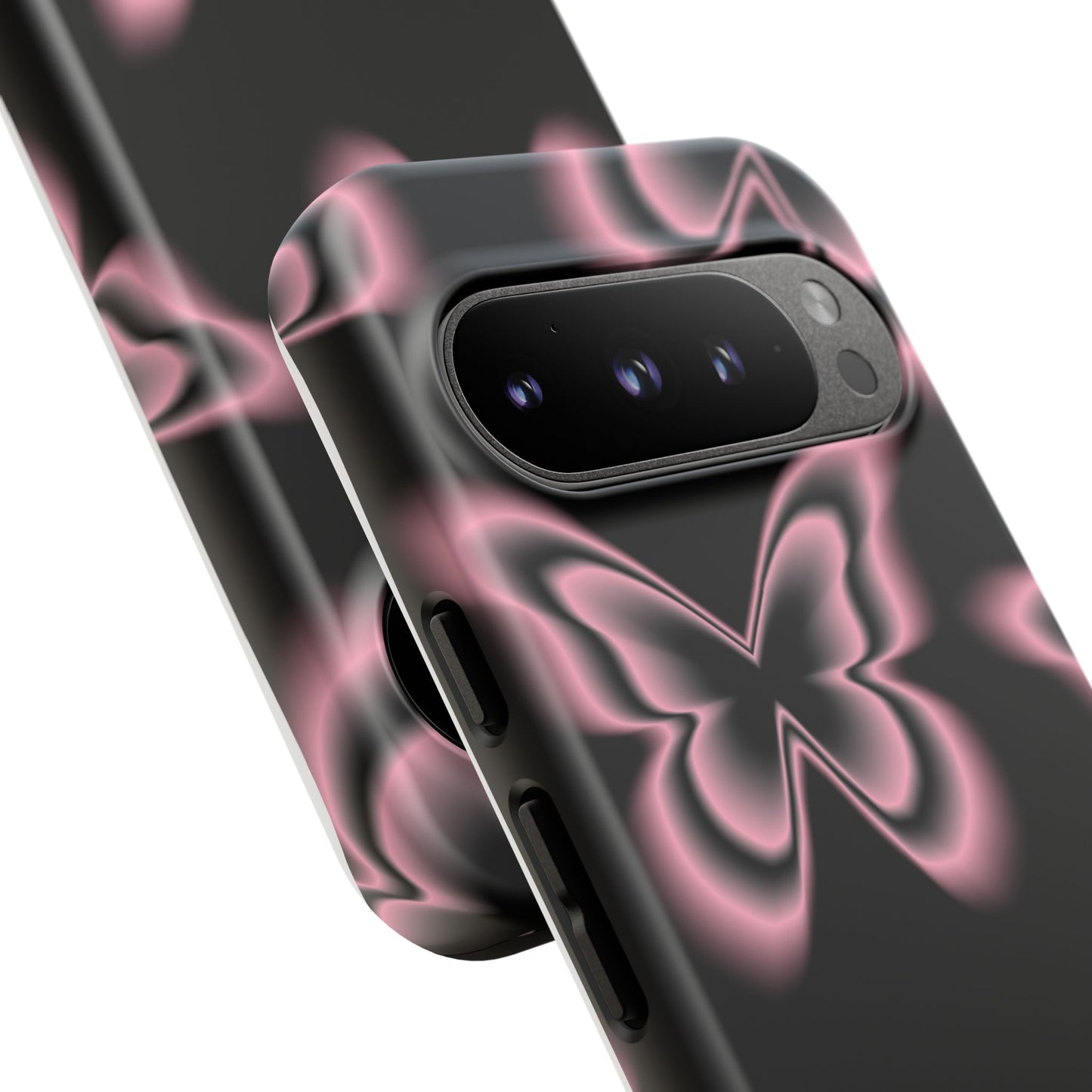 Pink Butterfly Tough Phone Case