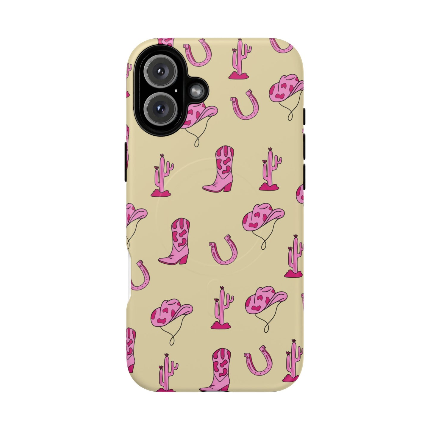 Pink Western-Themed Tough Magnetic Case